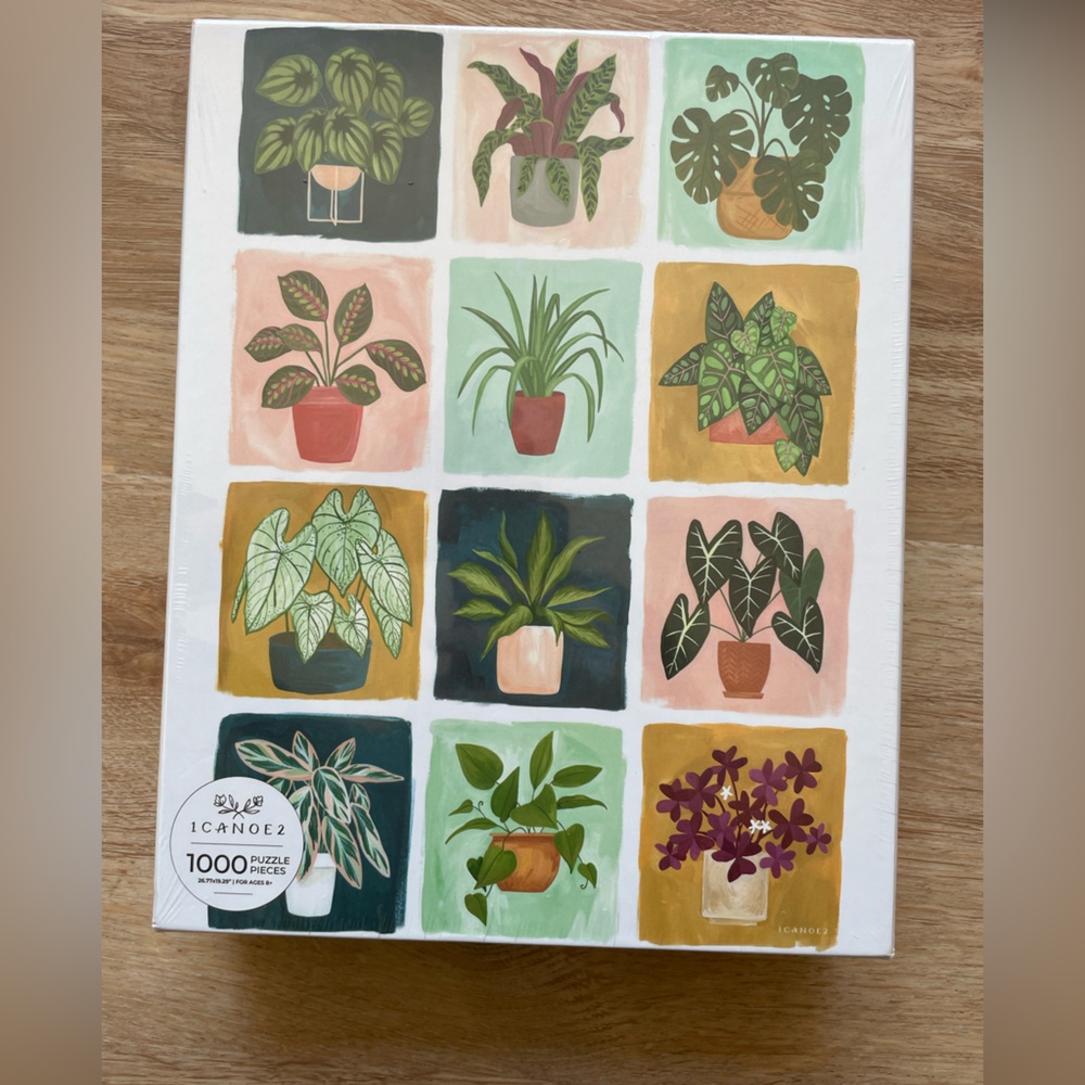 Plant puzzle 1000 pieces new